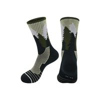 Chaussettes personnalisées de haute qualité OEM, respirantes, absorbant la transpiration, en laine mérinos thermique, mi-mollet, pour la randonnée, les sports de plein air et l'hiver