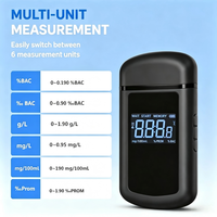Alcootest numérique haute précision, analyseur de teneur en alcool portable, certifié CE, pour usage personnel en voiture, testeur d'alcoolémie avec 32 enregistrements de mémoire