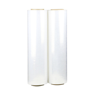 Película Estirable LLDPE Personalizada <span class=keywords><strong>de</strong></span> Alta Calidad, 500% <span class=keywords><strong>de</strong></span> Resistencia a la Tracción, Transparente, Plástico <span class=keywords><strong>Reciclado</strong></span>, Suave, Resistente a la Humedad, <span class=keywords><strong>para</strong></span> Empaquetado al por Mayor - Product Image 1