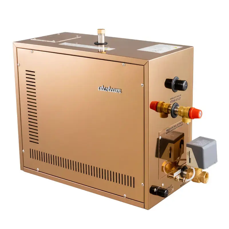 Precio al por mayor generador de vapor dorado para generador de sala de vapor húmedo generador de vapor para sauna