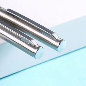 Stylo bille métallique de haute qualité, pointe de 0,5 mm, encre noire, style sportif, pour promotion hôtelière et touristique, logo personnalisé - Product Image 2