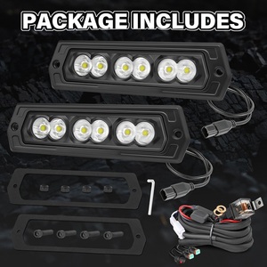 Hyper Spot Beam 7.8 pouces encastré 60W pare-chocs avant <span class=keywords><strong>12V</strong></span> Led voiture Spot antibrouillard arrière feu de recul - Product Image 6