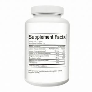 Cápsulas de Gel Suave de Vitamina D3 K2 de Marca Privada OEM 10000UI, Apoyo para la Salud Ósea, Cardíaca e Inmunológica, Vitaminas, Minerales y Suplementos - Product Image 2