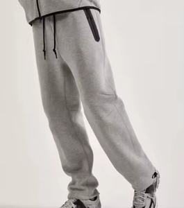 Conjunto Deportivo de Felpa Gris para Hombre, Chaqueta Holgada y Pantalones Deportivos con Capucha y Sudadera - Product Image 6