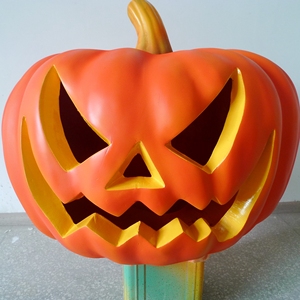 Al Aire Libre Halloween Decoración Diseño Fibra de vidrio Calabaza <span class=keywords><strong>Cenicienta</strong></span> Cuento de hadas Calabaza Fibra de vidrio Carruaje - Product Image 3