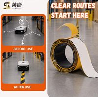 Ligne de production de ruban de signalisation personnalisable à forte adhérence pour le marquage des itinéraires d'entrepôt