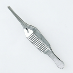 DeBakey Cross Action Bulldog Clamp Curved Stainless Steel Cardiovascular Surgery Forceps Manual CE OEM - Product Image 1