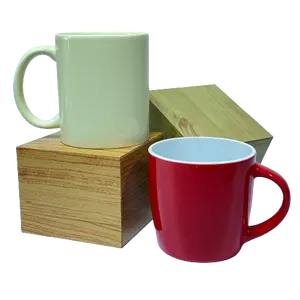 כוסות תה sblimation 11 עוז קרמיקה לבן סובלימציה ברזים למכירה סובלימציה ספגליים בסגנון אלגנטי ספלי ספלי תרמי