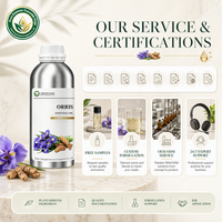 Aroma Cucian Minyak Esensial Orris (Iris Pallida) Desain Aroma Alami untuk Formula Perawatan Kain yang Segar