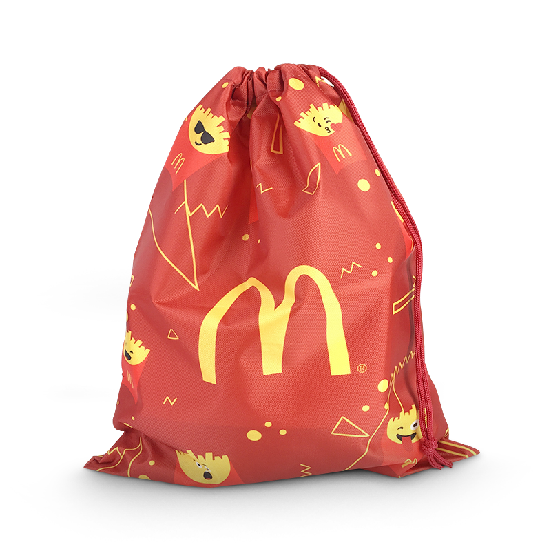 Новый продукт, оптовая продажа, рекламная, изготовленная на заказ, с логотипом, подарок, Оксфорд, нетканый, двойная сумка-сетка, мешок для обуви