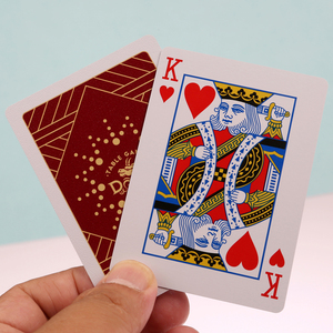 Custom Printed Paper <b>Playing</b> <b>Cards</b> Personalized Logo Paper Poker Deck Luxury Maroon Game <b>Cards</b> Wholesale OEM Manufacturer - Product Image 1