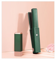 Mini sèche-cheveux sans fil USB à pince, double usage : lisseur et boucleur