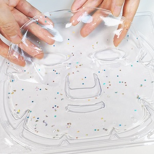 Mascarilla Facial de Hidrogel Transparente con Brillo de Cristal de Estrella y Luna, Hidratante, Iluminadora, para una Piel Radiante - Product Image 1