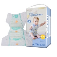 Ucomfycare China Fabrik Premium Einweg-XL-Babywindeln Atmungsaktive Baumwolle Perlmuster MagicTape Auslaufschutz 3 Gelb