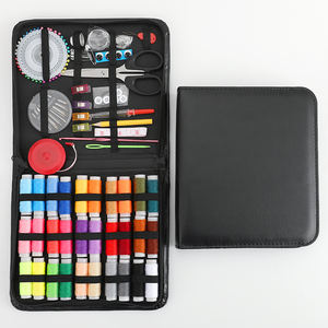 Professionale PU128 di alta qualità portatile Mini tascabile Kit da cucire stile quadrato a mano in pelle per maglieria - Product Image 3