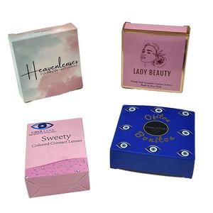 LOGOTIPO Impreso <span class=keywords><strong>Precio</strong></span> competitivo Diseño gratuito Caja de lentes de contacto Envase cosmético Hermosa caja para lentes de contacto - Product Image 6