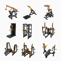 Appareil de musculation horizontal Yuwei Fitness avec machine à cordes, centrifugeuse, rameur à volant d'inertie pour entraînement de résistance