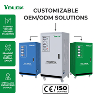 Regulador Automático de Voltaje Serie TNS Trifásico 380V, Estabilizador de Voltaje de 6KVA, 9KVA, 15KVA, 30KVA