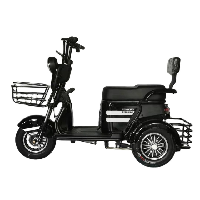China Manufacture 3 Wheel Electric Elderly Scooter 60v 650w/800w/1000w Dual Battery for Family Travel 3 Wheel Tricycle