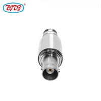 Adaptateur coaxial BNC mâle vers BNC femelle, connecteur en cuivre et laiton, conforme RoHS, fourni par l'usine