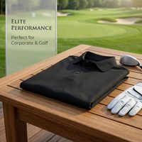 Polos Premium Transpirables 100% Algodón con Bordado Personalizado para Hombre y Mujer, Ideales para Eventos Corporativos de Golf con Logotipos