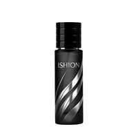 Flacon de parfum noir neuf, vide, 30 ml, 50 ml, flacon de parfum en verre rond, flacon de parfum vide avec emballage en boîte