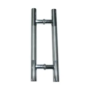 Factory supplier stainless steel push and pull plate door handle