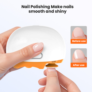 OEM 전문가 2 in 1 자동 안전 아기 손톱깎이 휴대용 전기 아기 손톱 트리머 Led 빛 - Product Image 3