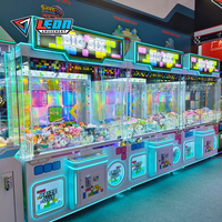 Machine de jeu d'arcade à monnayeur avec grue à jouets en métal personnalisée, machine de jeu de prix et de cadeaux, machine de jeu d'amusement avec grue à poupées