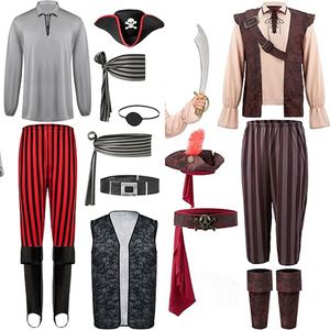 Disfraces de Pirata de Carnaval para Niños de Alta Calidad, Ropa de Fiesta Económica para Niños, Kit de Aventuras al Aire Libre, Camisas - Product Image 1