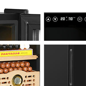 200ct बुद्धिमान शिकार कैबिनेट सिगार ह्यूमिडोर तापमान थर्मोस्टैटिक कूलर कैबिनेट रैकिंग श्रृंखला सिगर ह्यूमिडोर - Product Image 6