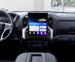 Lecteur DVD de voiture 16,2 pouces, <span class=keywords><strong>autoradio</strong></span> Android, écran tactile, navigation GPS, CarPlay pour Chevrolet Silverado 2019-2023 - Product Image 5