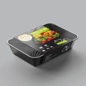 Manchon de ventre en papier recyclé personnalisé Etiquette en carton Compostable Déjeuner Préparation Repas Emballage alimentaire Bol Conteneur Manchons de boîte - Product Image 2