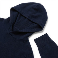 Pull à capuche en laine mérinos personnalisé pour homme, tricot de luxe, style décontracté et sportif