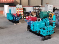 Pompe à boue triplex à double action DDK450 450L/min 5MPa à piston variable 4 vitesses pour forage de puits d'eau et géothermie