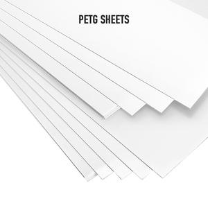 Feuilles rigides anti-UV imperméables en <span class=keywords><strong>PET</strong></span>/PETG pour l'emballage alimentaire, thermoformage, tailles personnalisées 1220x2440mm 0,12-10mm - Product Image 1