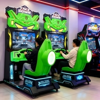 Machine de jeu d'arcade de course automobile, machine de jeu de course à monnayeur pour centre commercial et salle de jeux
