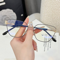 Charnière à ressort durable pour ordinateur pour femmes Petit oeil de chat Bling Diamond Montura Optica Prescription Myopie Monture Lunettes optiques