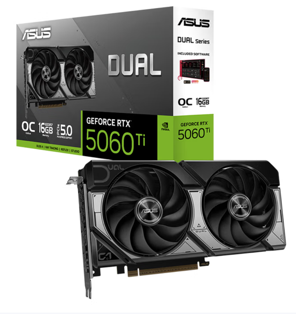 Original Gaming Graphics Card AS-US DUAL-RTX5060TI-O16G 16GB GDDR7 128-bit 28 Gbps Video Card