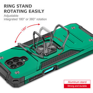 Per Xiaomi Nota 9Pro /Xiaomi Nota <span class=keywords><strong>9S</strong></span>/<span class=keywords><strong>Redmi</strong></span> Nota Cassa Del Telefono 9, anello di metallo Staffa Anti-shock Della Copertura Posteriore - Product Image 4