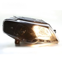 2005-2009 Modèles ou assemblage de phares Volkswagen Magotan B6, modifié avec des yeux d'ange LED, des phares de projecteur bi-xénon