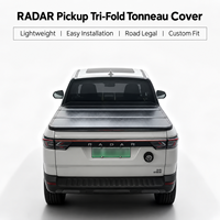 Couverture de benne tri-pliante en aluminium imperméable de qualité supérieure pour Ford Ranger, Toyota Hilux, Isuzu D-max, Mitsubishi Triton