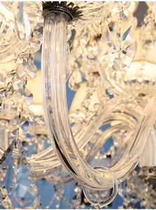 Phong cách Bắc Âu trang trí sảnh khách sạn sang trọng tùy chỉnh lớn dự án pha lê K9 LED Đèn chùm ánh sáng - Product Image 4