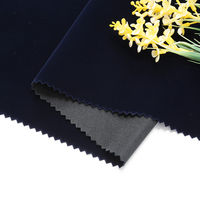 Tissu floqué certifié GRS REACH RoHS, velours tricoté pour pochettes, boîtes en fer, accessoires d'emballage, sans azo, respectueux de l'environnement