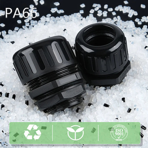 Conector de fuelle de nailon PA impermeable, conector de tubo ondulado, sellador de cable de plástico, accesorios de cabeza fija - Product Image 5