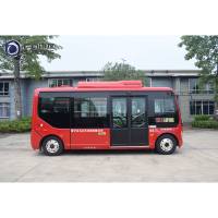 Mini-bus électrique Sunlong LHD à transmission automatique, 11-20 places, sièges en plastique rigide, norme d'émission Euro 6, 51-70