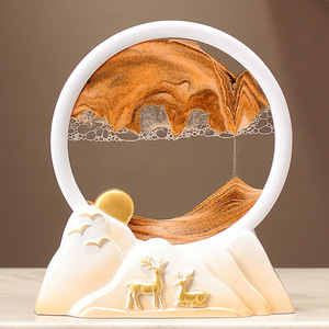 ของประดับรูปกวางโชคดีในห้องนั่งเล่นตู้เก็บไวน์ตู้เก็บของทีวีทางเข้าบ้านใหม่ของขวัญสำหรับใช้ในบ้าน - Product Image 3