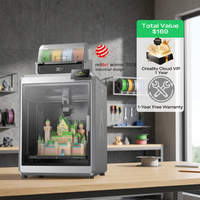 Nouvelle imprimante 3D industrielle FDM K2 Plus Combo à double extrudeur automatique, pour usage en laboratoire, volume d'impression 220x220x240 mm, compatible PLA