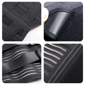 Cinturón Deportivo Transpirable con Logotipo Personalizado OEM, Soporte Lumbar Ajustable con Placa Proeminentes para Cintura y Espalda - Product Image 2