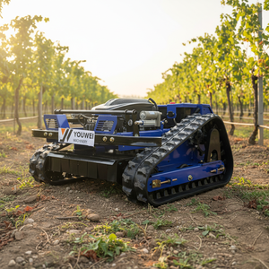 Livraison gratuite, <span class=keywords><strong>tondeuse</strong></span> à gazon robotisée télécommandée tout-terrain homologuée CE EPA, avec lame à neige - Product Image 3